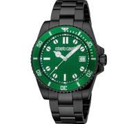 Roberto Cavalli Homme Analogique Quartz Montre avec Bracelet en Acier Inoxydable RC5G129M0085