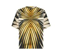 Roberto Cavalli, Homme, Tops, Multicolore, Taille: XL T-Shirt Imprimé Ray Of Gold