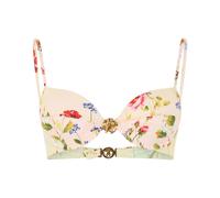 Roberto Cavalli - Miami Flowers Print Bikini Top - Femme - Maillots de bain - Multicolore - Taille: 38 FR