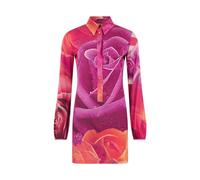 Roberto Cavalli - Mini-robe imprimée roses Garden - Femme - Robes - Rose - Taille: 40 FR