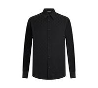 Roberto Cavalli - Monogram Mirror Snake Shirt - Homme - Chemises - Noir - Taille: L