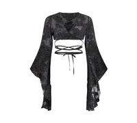 Roberto Cavalli - Ornamental Top - Femme - Blouses et Chemises - Noir - Taille: 42 FR