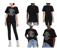 Roberto Cavalli RC Mono Logo Extra-Large Coton T-Shirt Salon Iconic Shirt