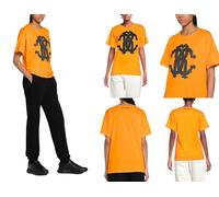 Roberto Cavalli Rc Mono Logo Oversize Coton T-Shirt Top Lounge Iconique Shirt L