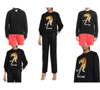 Roberto Cavalli Rc Tiger Logo Unisex Sweatshirt Jumper Pullover Puli XS