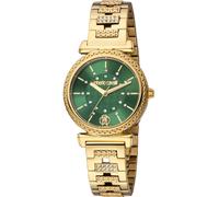 Roberto Cavalli RC5L025M0065 vert or Montre en acier inoxydable pour femme NOUVELLE