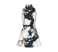 Roberto Cavalli - Robe Mini Imprimé Marbre Col Halter Fluide - Femme - Robes - Multicolore - Taille: 38 FR