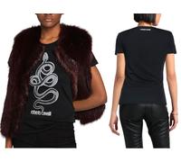 Roberto Cavalli Serpent Imprimé Monogram Coton T-Shirt Salon Iconic Shirt