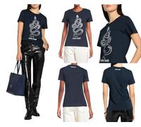 Roberto Cavalli Serpent Imprimé Monogram Coton T-Shirt Salon Iconic Shirt