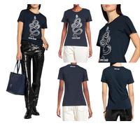 Roberto Cavalli Serpent Imprimé Monogram Coton T-Shirt Salon Iconic Shirt L
