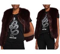 Roberto Cavalli Serpent Imprimé Monogram Coton T-Shirt Top Salon Emblématique