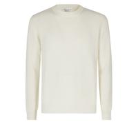 Roberto Collina - Girocollo ML in Costa Lana Merino - Homme - Pulls - Blanc - Taille: M
