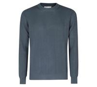 Roberto Collina - Girocollo ML in Costa Lana Merino - Homme - Pulls - Bleu - Taille: XL