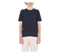 Roberto Collina - T-shirt in pura seta - Homme - Tops - Bleu - Taille: L