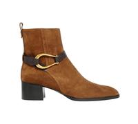 Roberto Festa - Bottine en Daim Marron avec Fermeture Éclair - Femme - Chaussures - Brun - Taille: 39 EU