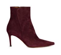 Roberto Festa - Bottines Bordeaux en Daim avec Talon 7cm - Femme - Chaussures - Rouge - Taille: 36 EU