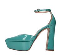 Roberto Festa Chaussures avec talon bleu Azzurro Blu e Verdi 37