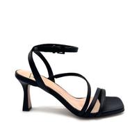 Roberto Festa - Sandale en cuir noir avec bride ajustable - Femme - Chaussures - Noir - Taille: 40 EU