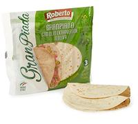 Roberto Lot de 3 grandes piadina à huile d’olive vierge extra, 330 g