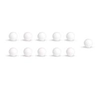Roberto Sport France 11 balles de Baby-Foot Blanches en Nylon