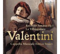 Valentini – Recorder Sonatas Op.5, la Villeggiature – Edel