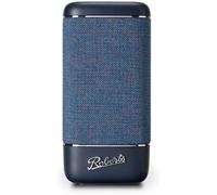 Roberts - Enceinte Bluetooth Beacon 325 - Portable, Rechargeable, autonomie 12h, Deux radiateurs de Basses passifs, Design Vintage, Bluetooth, Streaming, entrée aux, Garantie 2 Ans - Bleu Minuit