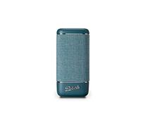 Roberts Enceinte Bluetooth Beacon 325 - Portable, Rechargeable, autonomie 12h, Deux radiateurs de Basses passifs, Design Vintage, Bluetooth, Streaming, entrée aux, Garantie 2 Ans Bleu Sarcelle