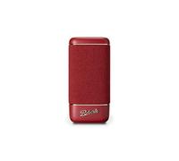 Roberts Enceinte Bluetooth Beacon 335 - Portable, Rechargeable, Autonomie 15h, Deux radiateurs de Basses passifs, Amplificateur de Basses, égaliseur, Appairage stéréo Rouge Baie