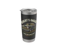 Robert's Garage Hotrod Classic Car Design pour nom Robert Gobelet isotherme en acier inoxydable double paroi