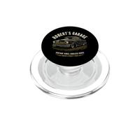 Robert's Garage Hotrod Classic Car Design pour nom Robert PopSockets PopGrip pour MagSafe