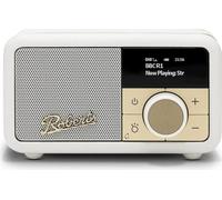 Roberts Revival Petite 2 mini radio DAB+ et FM avec réception Bluetooth, crème pastel