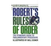 Robert's Rules of Order