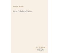 Robert's Rules of Order