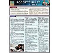 Robert's Rules Of Order Quickstudy