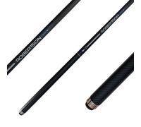 Robertson Black Diamond Queue de billard professionnelle, haute technologie, broche radiale de 12,5 mm, protection filetée, 2 pièces, 147 cm