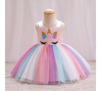 Robes de bébé fille, élégantes et belles, conviennent pour les fêtes d'anniversaire, les spectacles du soir, les mariages, les baptêmes d'un mois et les anniversaires. 6-9M,9-12M,12-18M,18-24M,2-3YAni