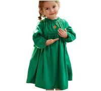 Robes de Noël pour enfants, robe à manches longues, robe en velours, col rond, imprimé amusant, tutu, robe de soirée, robe de princesse, robe de princesse, robe de fête de Noël, robe de fête
