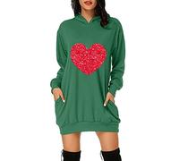 Robes d'été 2026 pour femmes, mode imprimé, sac à capuche, poche hanche, robe d'invitée de mariage, robe de fête, Vert, XXL