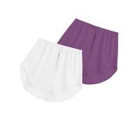 Robes d'été décontractées pour femmes, extension de chemise réglable, jupe de superposition amovible, jupe mi-longue avec 2 robes longues pour femme, violet, XXL