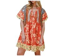 Robes d'été pour femmes, robe décontractée à bretelles rayées avec col en V 2025, robes noires pour femmes, styles élégants basiques à manches courtes maxi, a-jaune, L