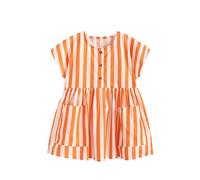 Robes d'été pour filles 2026 Robe d'été à carreaux, Robe de fête tissée pour tout-petits et mode Couleur unie Robe de princesse blanche festive, Blanc., 12-13 ans