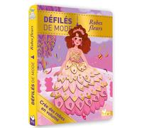 Robes fleurs - pochette avec accessoires - Audrey Bussi - Deux Coqs D'or - relié - Jeux livres objets