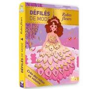 Robes fleurs - pochette avec accessoires