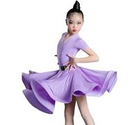 Robes Latines for Filles, Robe De Danse De Salon, Jupe De Tango, Robes De Soirée for Concours De Danse Salsa Standard, Costumes De Pratique De Danse(A1,160)