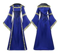 Robes médiévales élégantes et originales pour Halloween, vintage, manches trompettes, grandes tailles, pour Halloween, princesse, palais gothique, fête, cérémonie