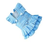 Robes pour chiens - Vêtements respirants pour chien | Doublure douce élégante robe de cowboy pour chats chiots Costumes décoratifs chatons