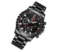Robes pour hommes | Big Face Analog Watch acier inoxydable | Montre avec bracelet en cuir d'affaires | Montre mécanique pour homme | Outil de temps lumineux | Imperméable, multicolore, B, Voir