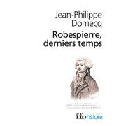 Robespierre, derniers temps La littérature comme acupuncture - Jean-Philippe Domecq - Gallimard - Poche - Etude