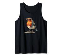 Robin avec Plumes et Lunettes de Soleil Débardeur