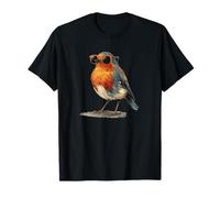 Robin avec Plumes et Lunettes de Soleil T-Shirt